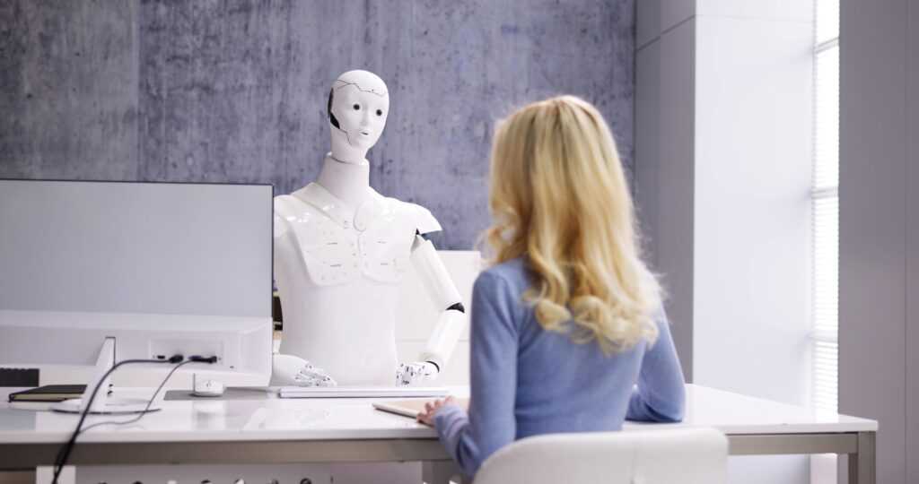 Men,At,Interview,With,Ai,Robot,Machine